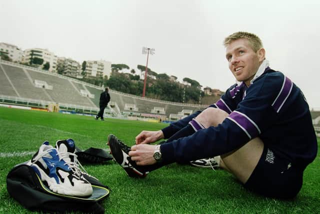 Glenn Metcalfe during a Scotland training session held at the Stadio Flaminio, in Rome, Italy in 2022. Pic: Jamie McDonald /Allsport