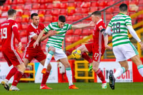 Aberdeen and Celtic fought out a 3-3 draw last week. Expect more goals on Sunday. Picture: Alan Harvey/SNS