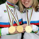 Para cyclists Neil Fachie OBE and his wife Lora Fachie OBE