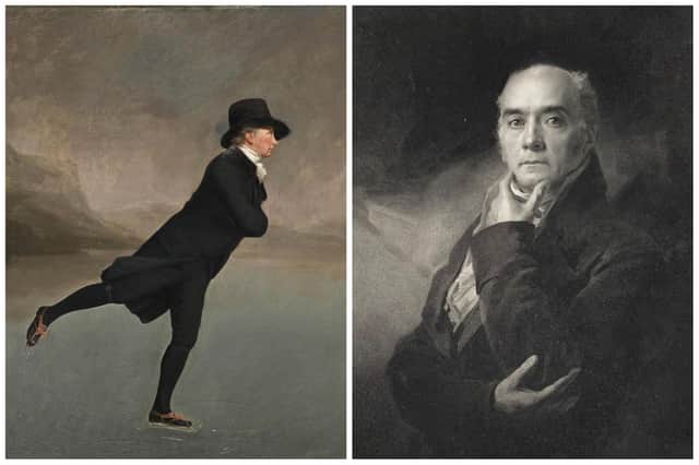 Did Henry Raeburn (right) actually paint the Skating Minister?