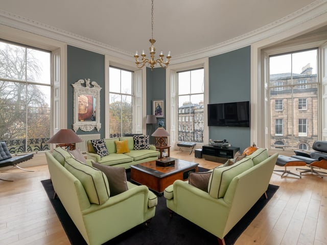 Interior: The generously-sized entrance hall leads to a magnificent kitchen with large island and inset Belfast sink. On the first floor is a dual aspect drawing room and fifth bedroom, while the remaining four are spread over levels three and four.