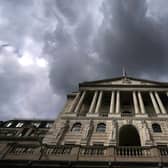 The outlook for future interest rate cuts from the Bank of England, above, has become more cloudy.