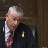 Speaker of the House of Commons Sir Lindsay Hoyle made the statement on Monday.