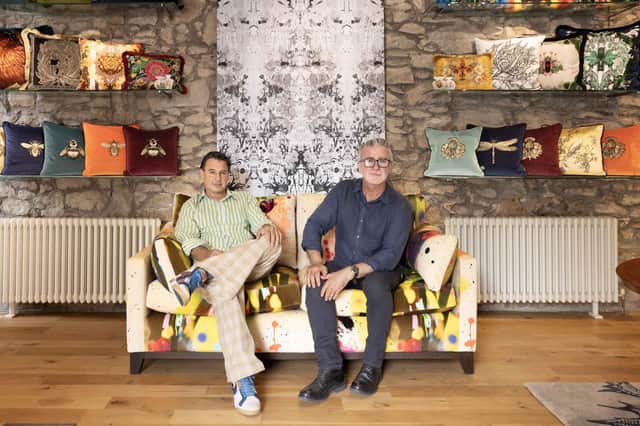 Paul Simmons (L) and Alistair McAuley (R), founders of Timorous Beasties