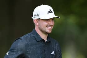 Connor Syme has good reason to smile after recording three successive top-ten finishes on the DP World Tour. Picture: Oisin Keniry/Getty Images.