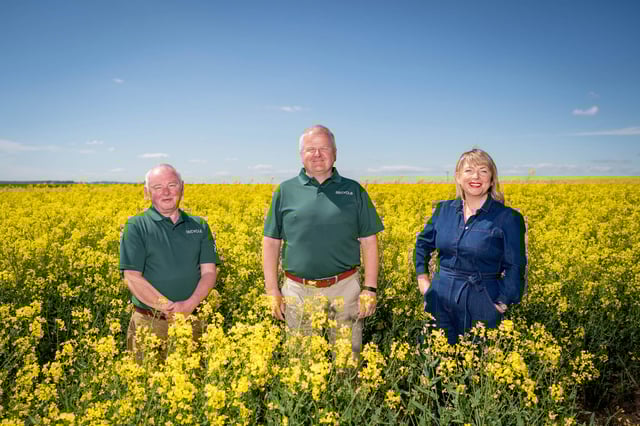 Recycl8 team Ian Skene, Raymond Cowan and Yvonne Walker.