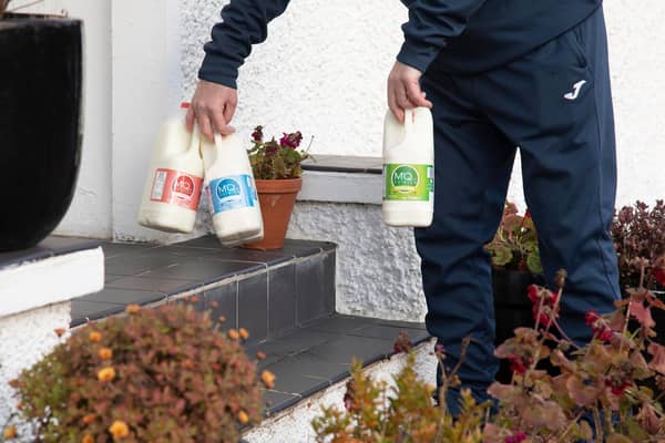 The demand for milk deliveries have rocketed.