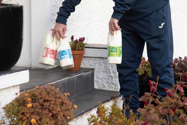 The demand for milk deliveries have rocketed.