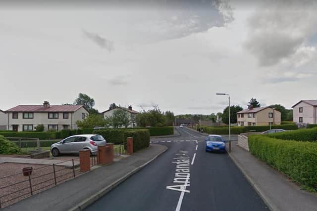 Annandale Avenue, Dundee, where the girl was targeted picture: Google Images