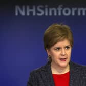First Minister Nicola Sturgeon during a press conference on winter pressures in the NHS, at St Andrews House in Edinburgh. Picture: PA