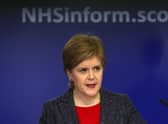 First Minister Nicola Sturgeon during a press conference on winter pressures in the NHS, at St Andrews House in Edinburgh. Picture: PA