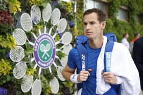 Andy Murray will play mixed doubles at Wimbledon alongside Emma Raducanu. (Photo by Adam Pretty/Getty Images)