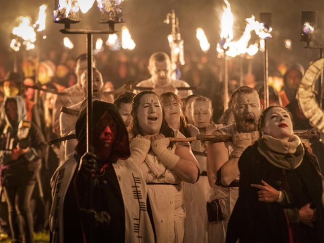 Edinburgh's Beltane celebrations are the largest of their kind in the world.