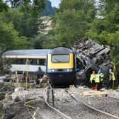 Three people were killed in the Carmont derailment on August 12 2020. Picture: RAIB