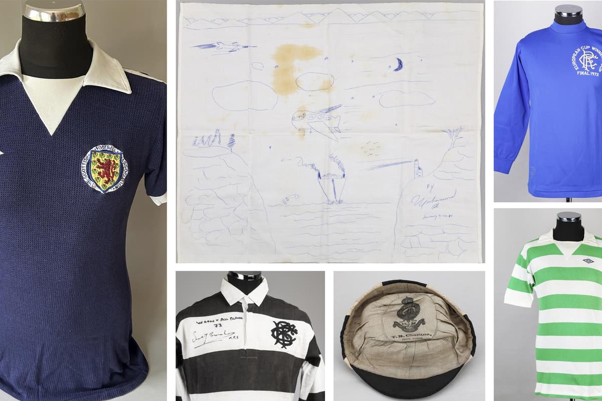 Scottish sporting history goes under hammer: £20k Rangers kit, Jimmy ...