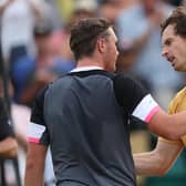 Andy Murray took down Dominic Stricker to reach the last four in Nottingham.