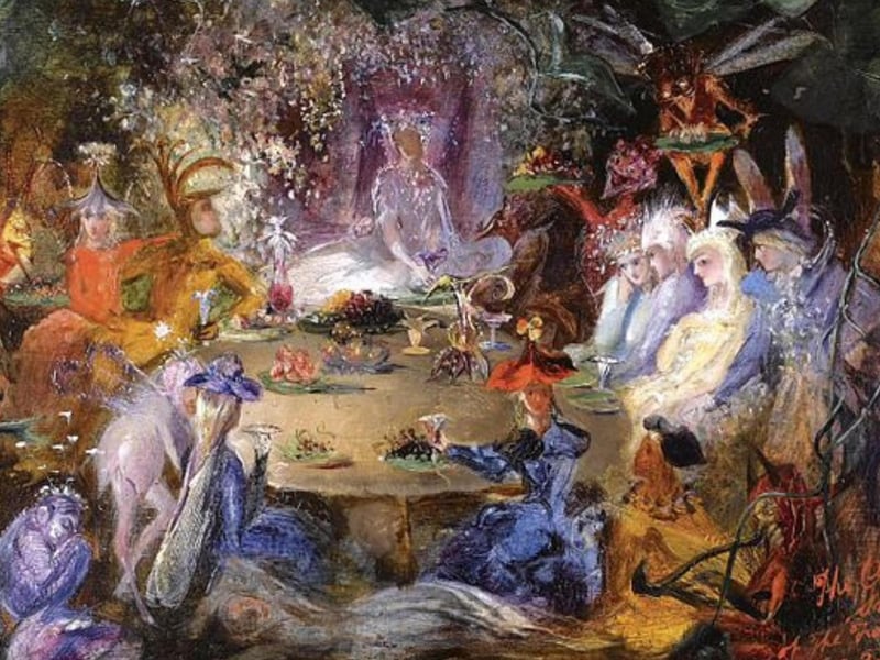 Fairies (sometimes known as “the wee folk”) hold a prominent role across many stories in Scottish folklore, and they manifest in a variety of forms and under many different names. The group is divided into the Seelie Court and the Unseelie Court. The Seelie Court is considered dangerous yet less malevolent, fairies of this court are often mischievous but harmless. The Unseelie Court, however, is thought of as malicious and is known to harm humans for the sake of entertainment.