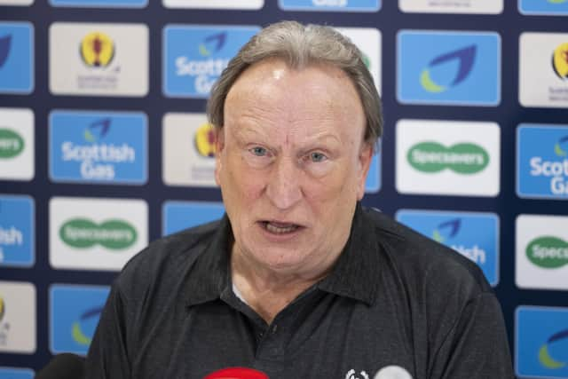 Neil Warnock speaks to the media ahead of Aberdeen's Scottish Cup tie against Kilmarnock.