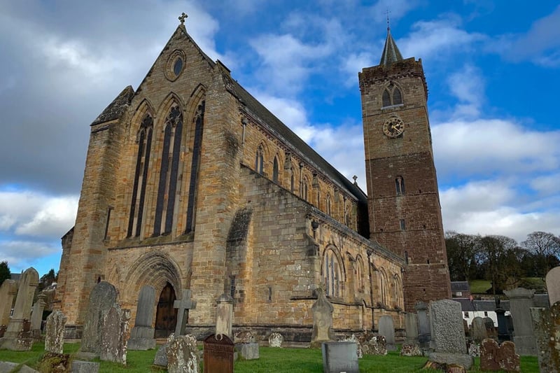 This cathedral is the larger of two parish churches (under Church of Scotland) serving in Dunblane which is nearby Stirling in central Scotland. Historic Environment Scotland suggests that the name “Dunblane” may be derived from the site’s use by monks from St Blane’s.