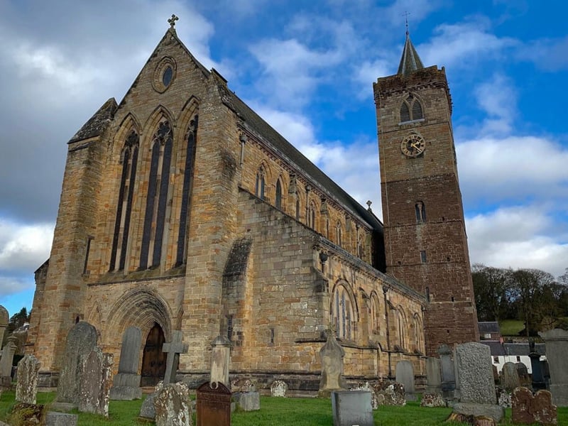 This cathedral is the larger of two parish churches (under Church of Scotland) serving in Dunblane which is nearby Stirling in central Scotland. Historic Environment Scotland suggests that the name “Dunblane” may be derived from the site’s use by monks from St Blane’s.
