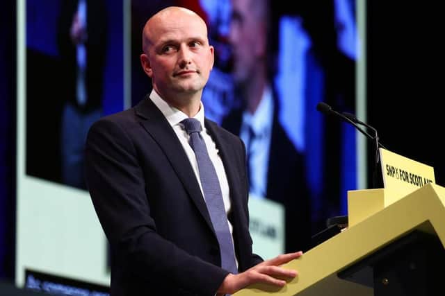 Nationalists have criticised Labour over 'freebies' but SNP Westminster leader Stephen Flynn enjoyed VIP tickets to Wimbledon (Picture: Jeff J Mitchell/Getty Images)