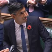 Rishi Sunak speaks during Prime Minister's Questions in the House of Commons. Picture: PA