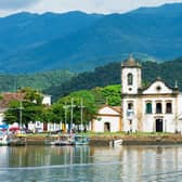 Old buildings in the town of Paraty, gateway to the Atlantic Forest, eastern Brazil. Pic: PA Photo/Alamy.