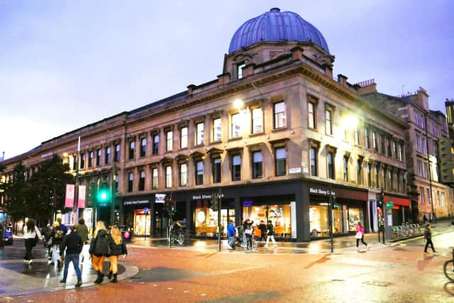 Sauchiehall Street in Glasgow.