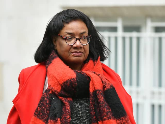 Diane Abbott. Picture: PA