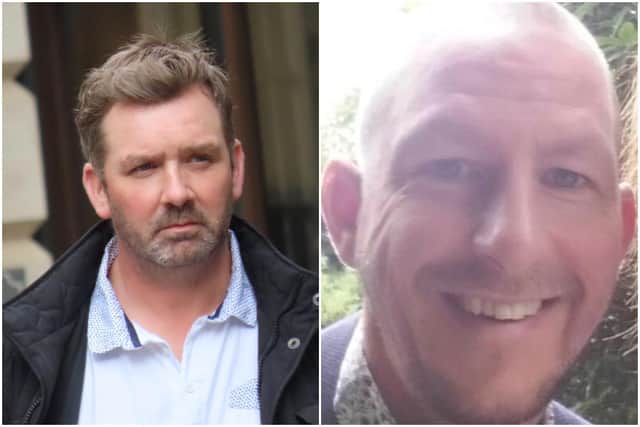 Witness Gary Parks and victim Stuart Elliott pictures: supplied