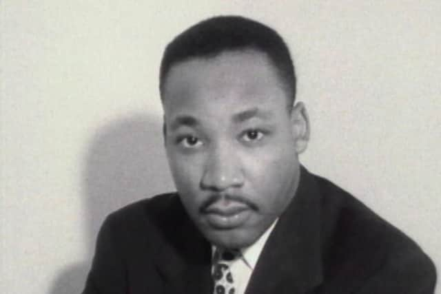 A still from MLK/FBI