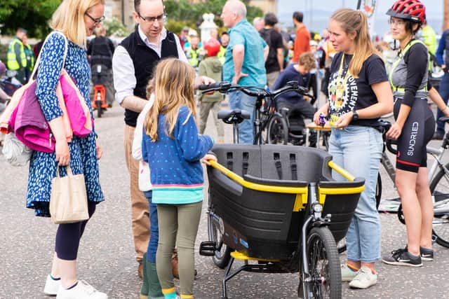 Projects awaiting funding confirmation include Cargo Bike Movement in Edinburgh which loans the cycles to businesses. Picture: Cargo Bike Movement/Thomas Whittle