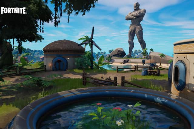 Fortnite's latest map features twelve new named locations. Photo: Epic Games.