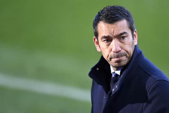 Rangers manager Giovanni van Bronckhorst says he only needs to look at what is happening in the world to retain his perspective in the face of being assailed from all quarters over his team's form dive. (Photo by Rob Casey / SNS Group)
