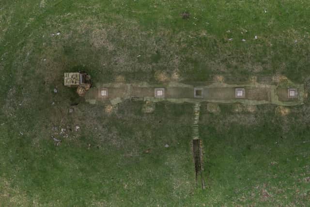 A 3D scan of the chambered cairn at Holm of Papa Westray, one of the smallest of the Orkney Isles. PIC: HES.
