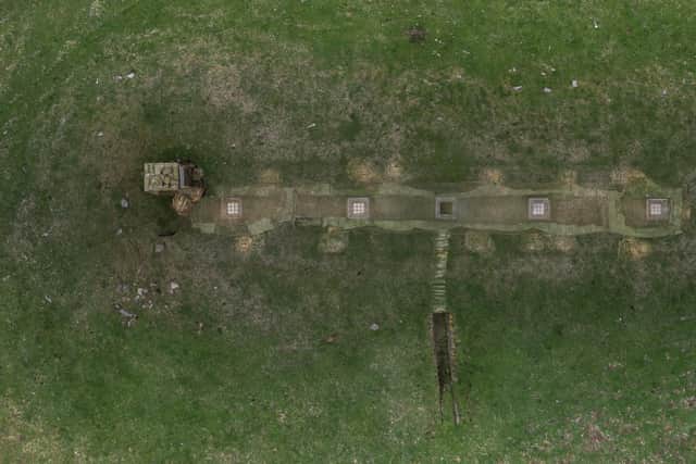 A 3D scan of the chambered cairn at Holm of Papa Westray, one of the smallest of the Orkney Isles. PIC: HES.
