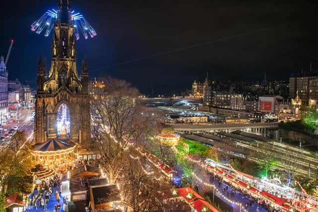More than 2.6 million people flocked to the Christmas attractions in Princes Street Gardens last year. Picture: Ian Georgeson
