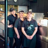 Staff from Low’s Traditional Fish & Chips in Westhill.