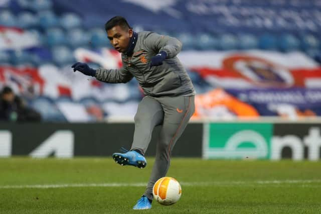 Rangers striker Alfredo Morelos. (Photo by RUSSELL CHEYNE / POOL / AFP) (Photo by RUSSELL CHEYNE/POOL/AFP via Getty Images)