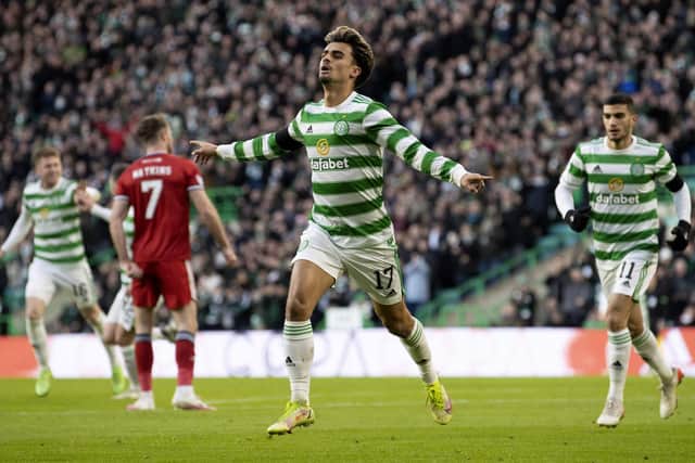 Jota netted the goal for Celtic in their 1-1 draw with Rangers. (Photo by Alan Harvey / SNS Group)