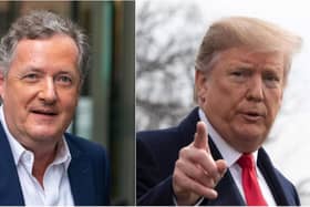 Piers Morgan has revealed the first interview on his new show will be with former US president Donald Trump.