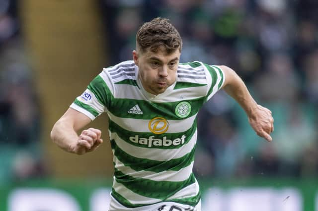 Celtic winger James Forrest has suffered a muscle injury.