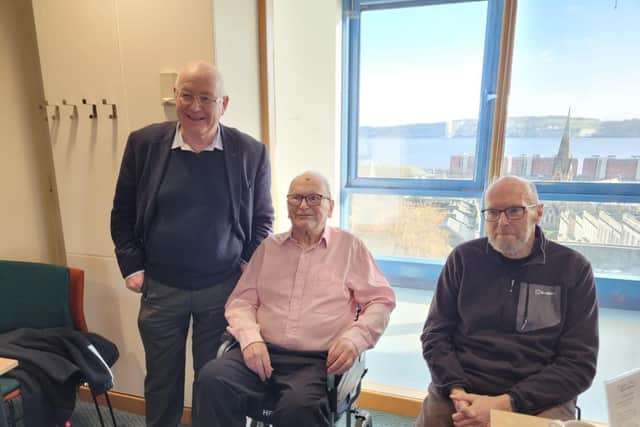 Philip Cohen, Dr David Stansfield and Grahame Hardie