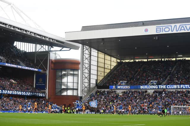 Ibrox Stadium, Glasgow. Picture: SNS