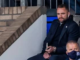 The suspended Dundee manager James McPake was in the stand to watch his side lose 3-1 to St Johnstone at McDiarmid Park (Photo by Roddy Scott / SNS Group)