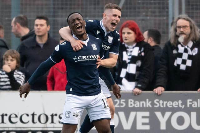 Zach Robinson and Luke McCowan were on target for Dundee.