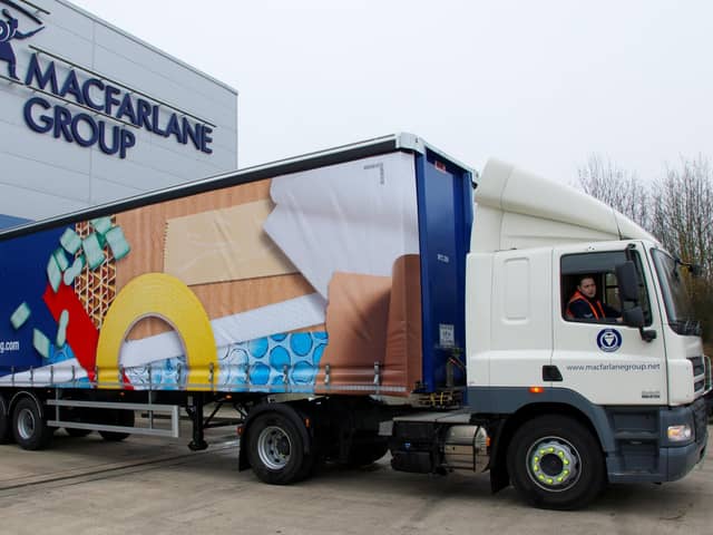 Headquartered in Glasgow, Macfarlane Group employs more than 1,000 people at 40 sites, principally in the UK, as well as in Ireland, Germany and the Netherlands.
