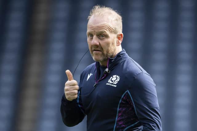 Head coach Bryan Easson was encouraged by parts of Scotland Women's Six Nations campaign despite finishing bottom of the table with five defeats. (Photo by Paul Devlin / SNS Group)