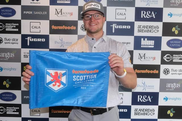 Rhys Thompson is making his Challenge Tour debut in this week's Farmfoods Scottish Challenge presented by The R&A at Newmachar. Picture: Tartan Pro Tour