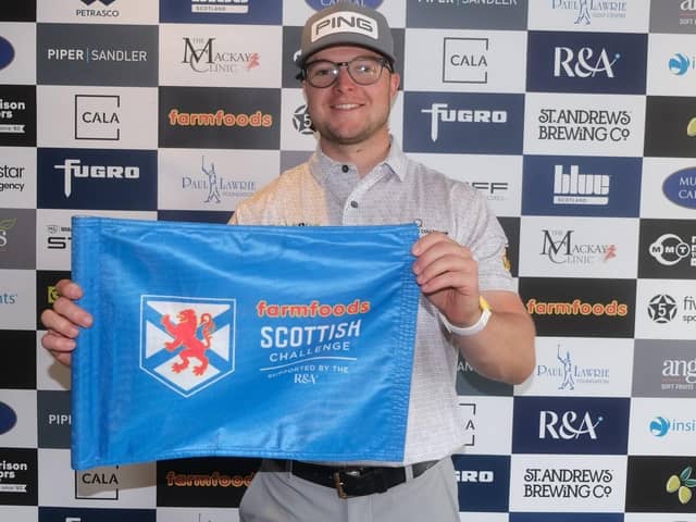Rhys Thompson is making his Challenge Tour debut in this week's Farmfoods Scottish Challenge presented by The R&A at Newmachar. Picture: Tartan Pro Tour